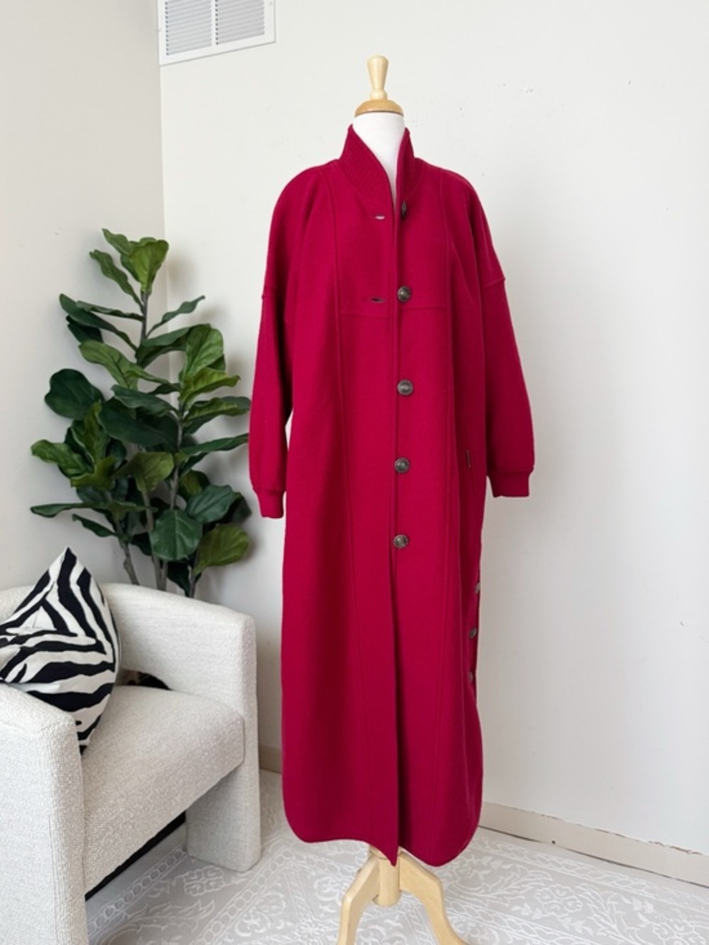 Red Maxi Coat